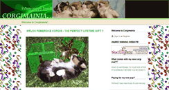 Desktop Screenshot of corgimainia.com